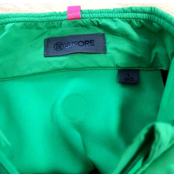 G Fore Mens Golf Vest Size Medium Lime Green Maverik Hybrid 4 Way Stretch New - Picture 8 of 12